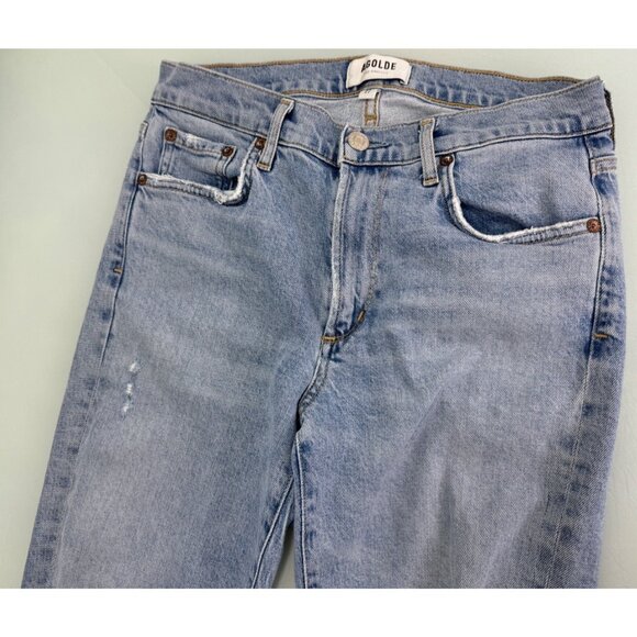 Agolde Sophie Ankle Skinny Women's Denim Jeans Organic Cotton Stretch 27X28 - Picture 4 of 16